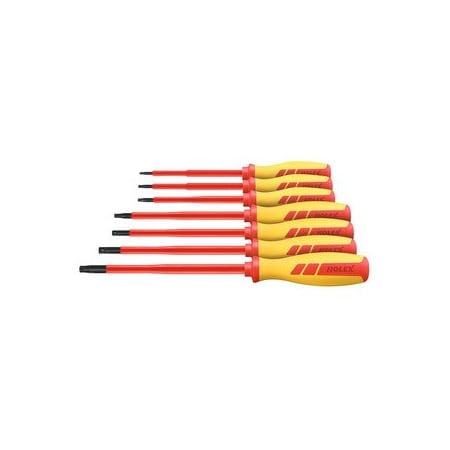 Holex Screwdriver set for Torx fully insulated- Number of screwdrivers: 7 625782 7